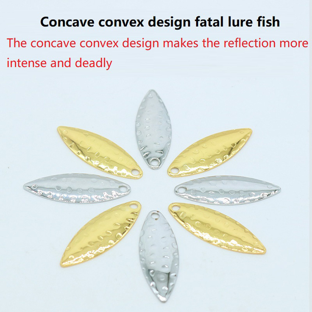 10Pcs/lot Willow leaf Sequin P - Fishing Lure Spoon recensione e prezzo
