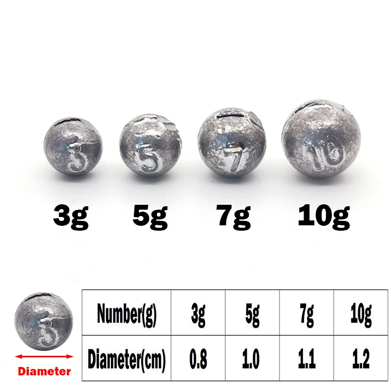 OUTKIT 10pcs/lot Lead Head Sin - Fishing Lure Accessories recensione e prezzo