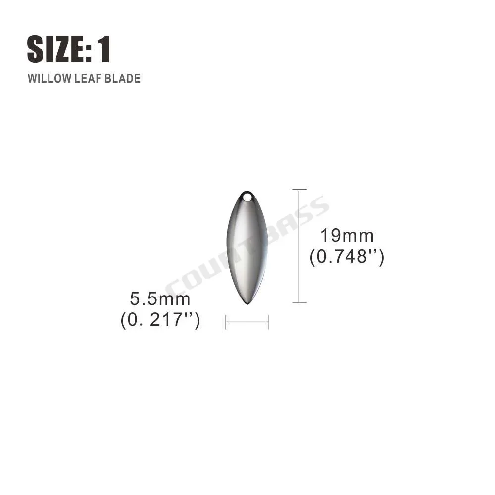 Countbass 50pcs Size 1-6 Nicke - Fishing Lure Spinnerbait recensione e prezzo