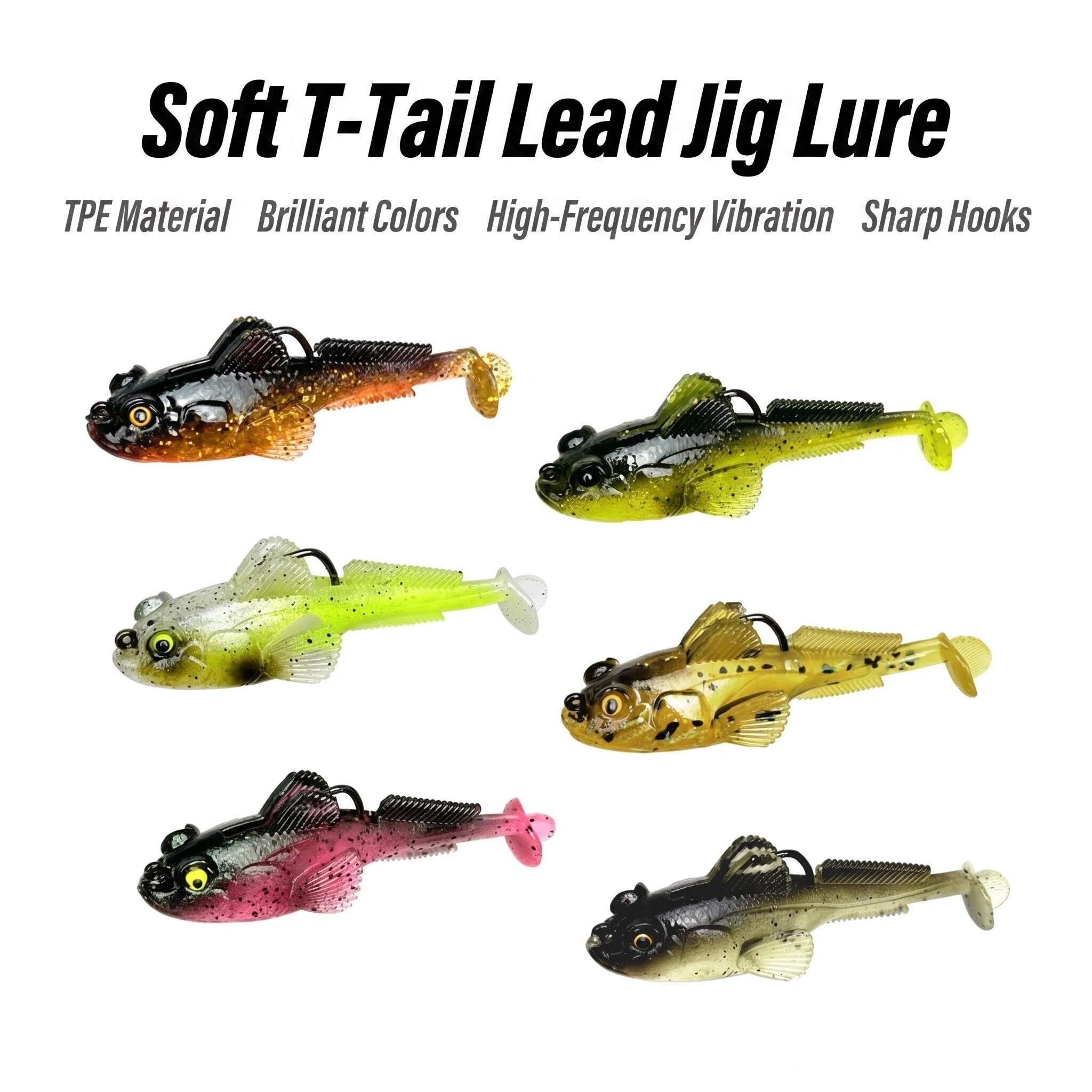 1pcs 10g13g18g Goby Lure Jig W - Fishing Lure Spinnerbait recensione e prezzo