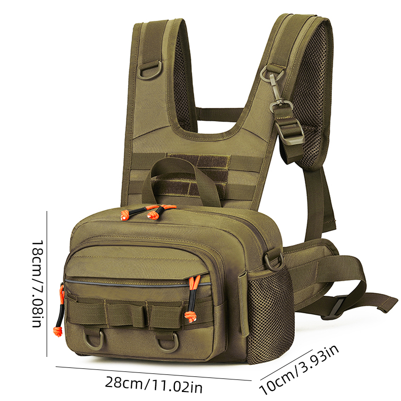 Men Chest Bag Tactical Fishing - Fishing Lure Box recensione e prezzo