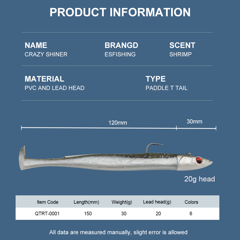 ESFISHING Soft Fishing Lures L - Fishing Lure Soft Plastic recensione e prezzo