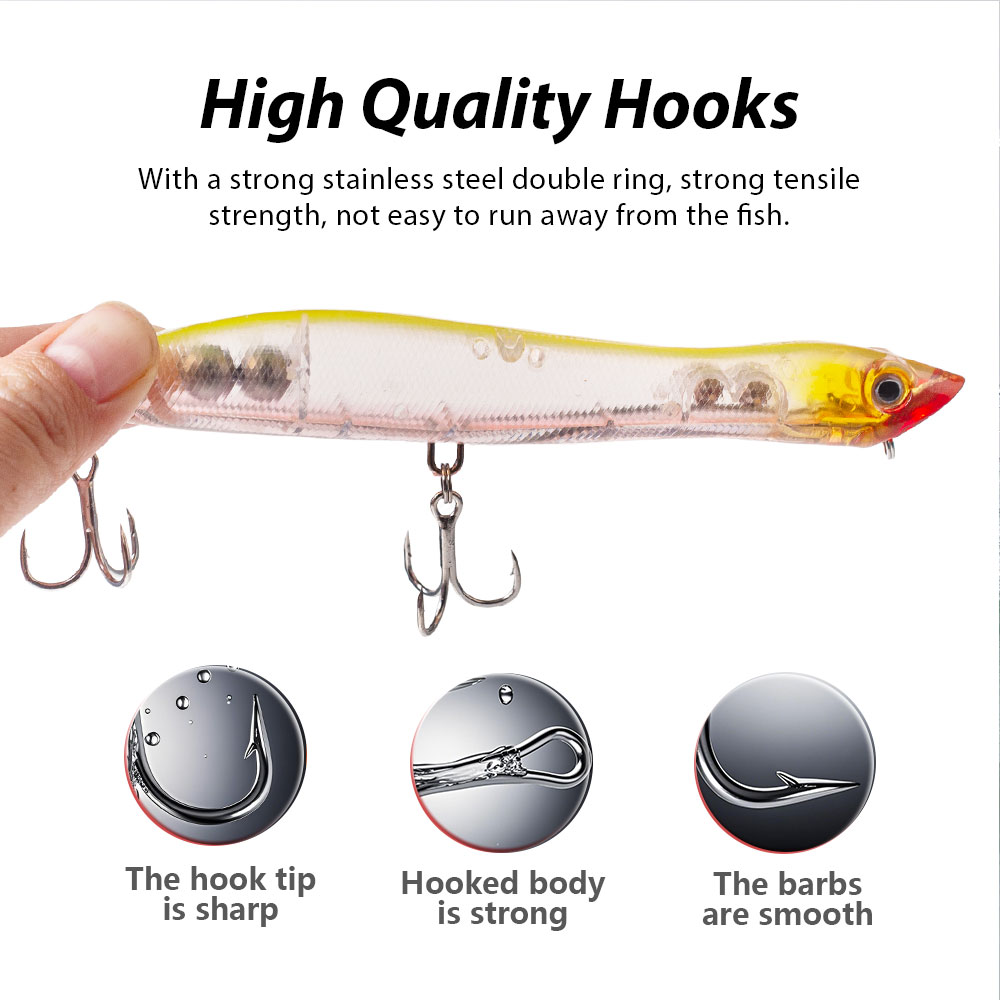 120mm/18g Topwater Pencil Popp - Fishing Lure Popper recensione e prezzo