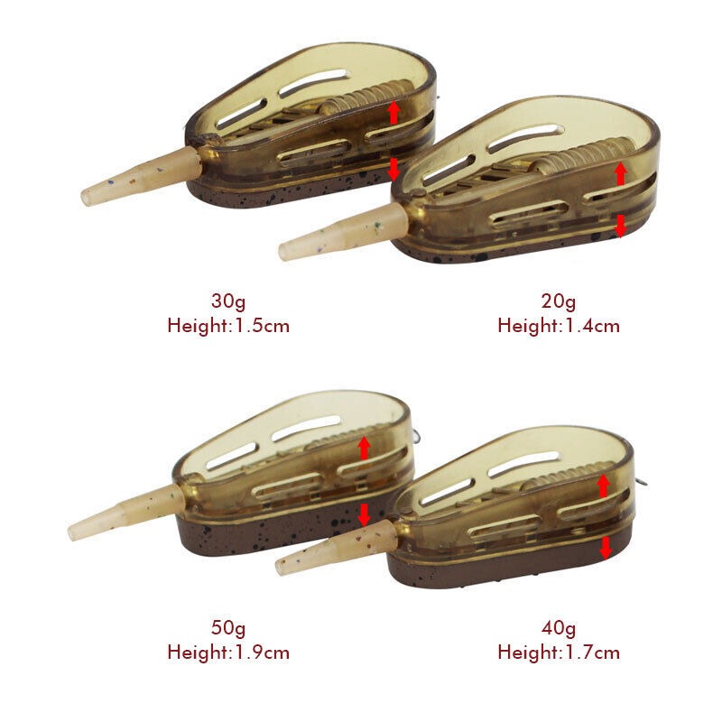 5Pcs Embed Feeder for Fishing  - Fishing Lure Kit recensione e prezzo