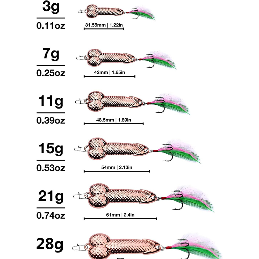 Metal Penis VIB Fishing Lure 3 - Fishing Lure Blade Bait recensione e prezzo
