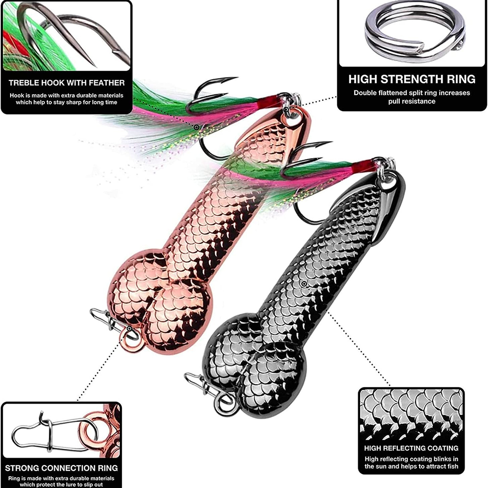 Metal Penis VIB Fishing Lure 3 - Fishing Lure Blade Bait recensione e prezzo