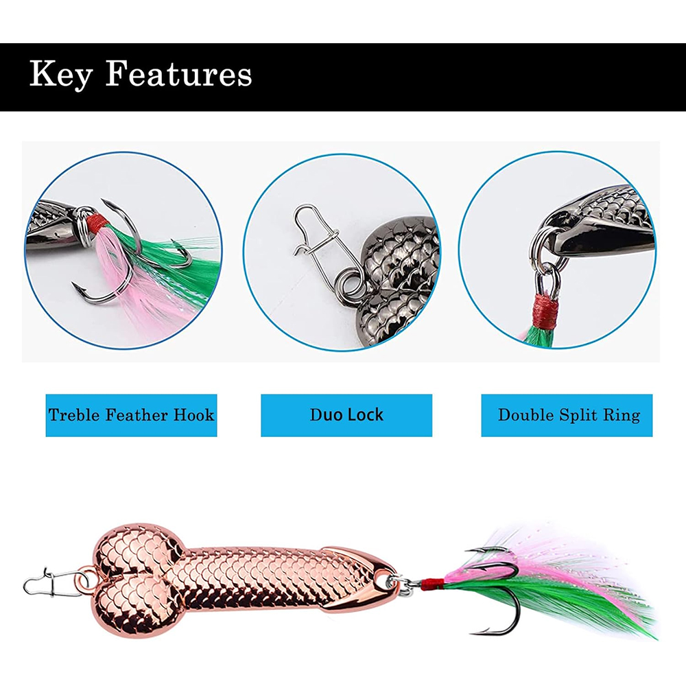 Metal Penis VIB Fishing Lure 3 - Fishing Lure Blade Bait recensione e prezzo