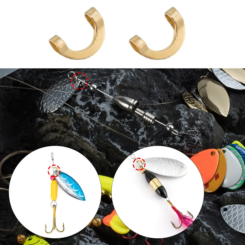 100pcs Fishing U Shaped Fixed  - Fishing Lure Spinnerbait recensione e prezzo