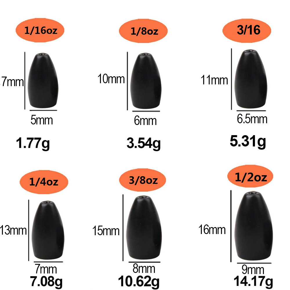 Tungsten Steel Fishing Weights - Fishing Lure Accessories recensione e prezzo