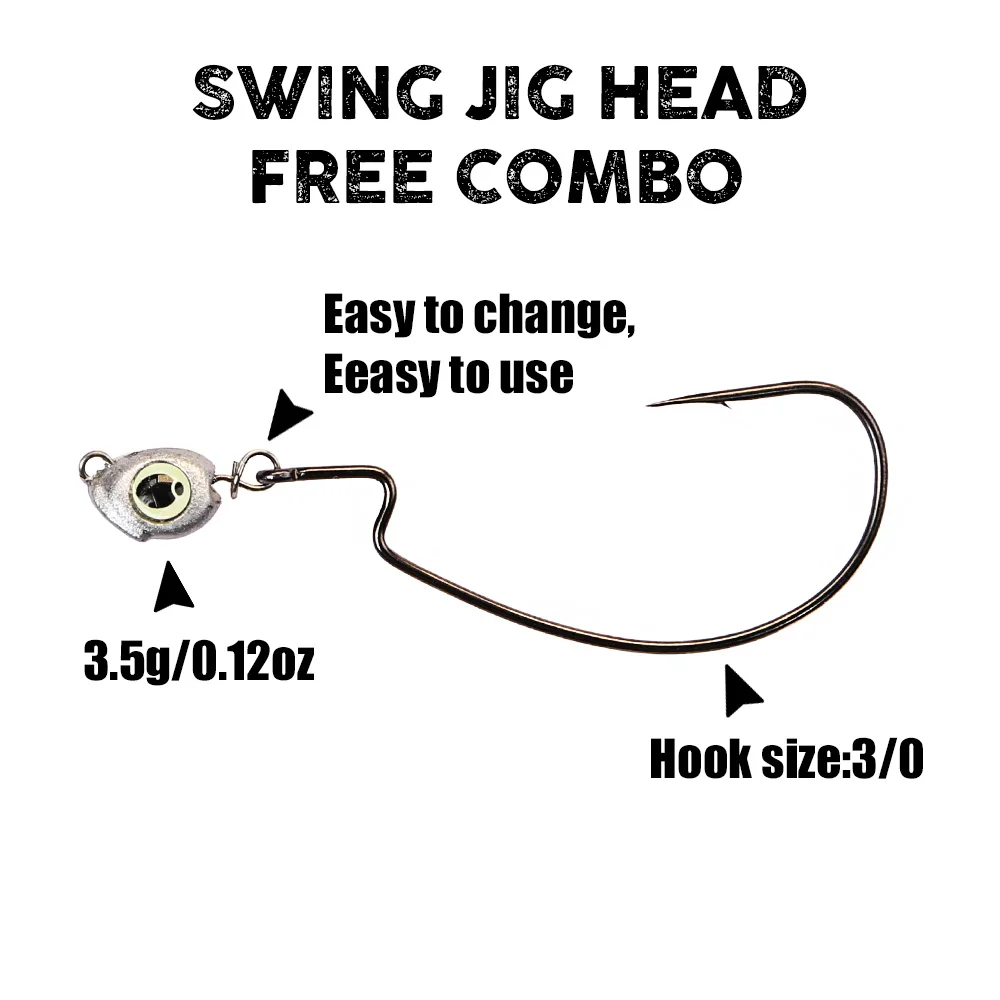 B&U Swing Jig head cheburashka - Fishing Lure Accessories recensione e prezzo