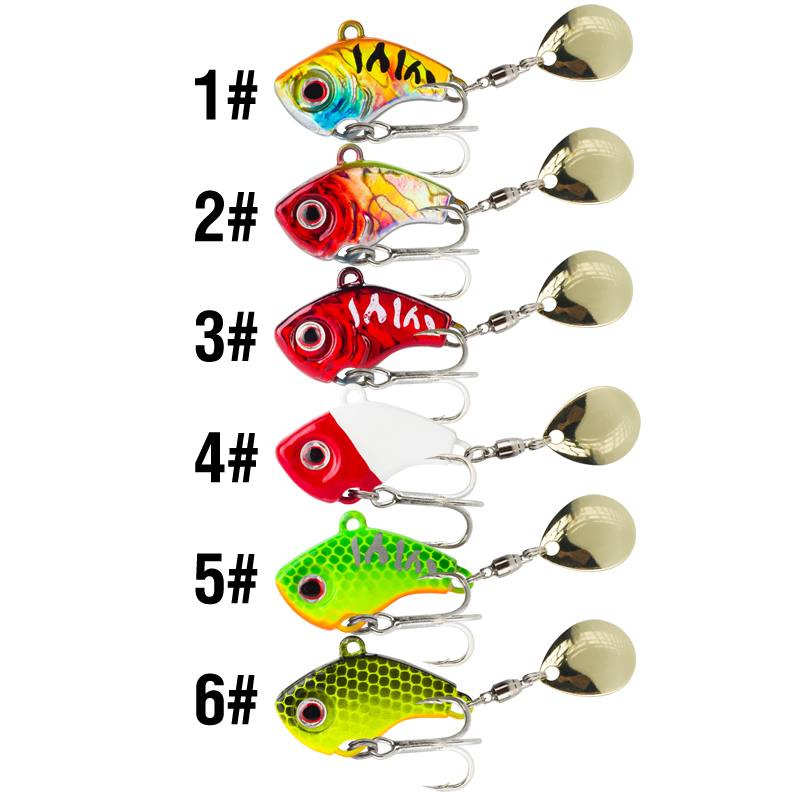 6PC 5g/7g/10g/14g/20g Rotating - Fishing Lure Crankbait recensione e prezzo