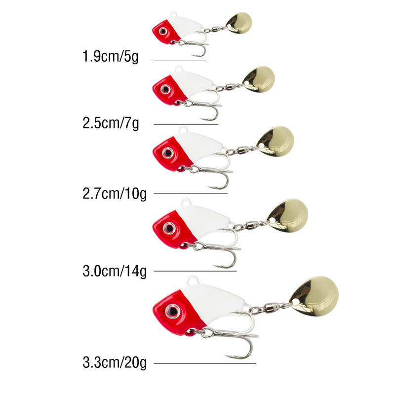 6PC 5g/7g/10g/14g/20g Rotating - Fishing Lure Crankbait recensione e prezzo