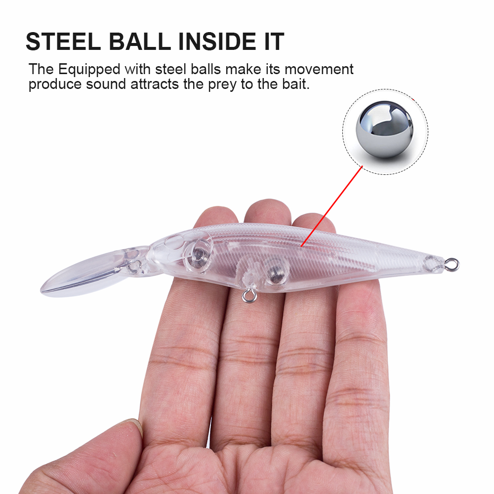 Hanlin 10/20pcs Blanks Crankba - Fishing Lure Jerkbait recensione e prezzo