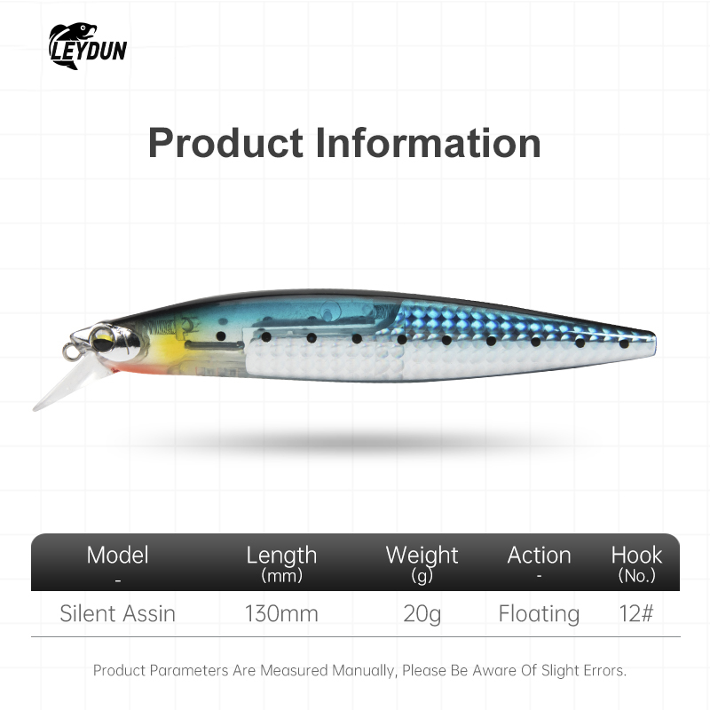 LEYDUN Floating Sea Bass Fishi - Fishing Lure Blade Bait recensione e prezzo