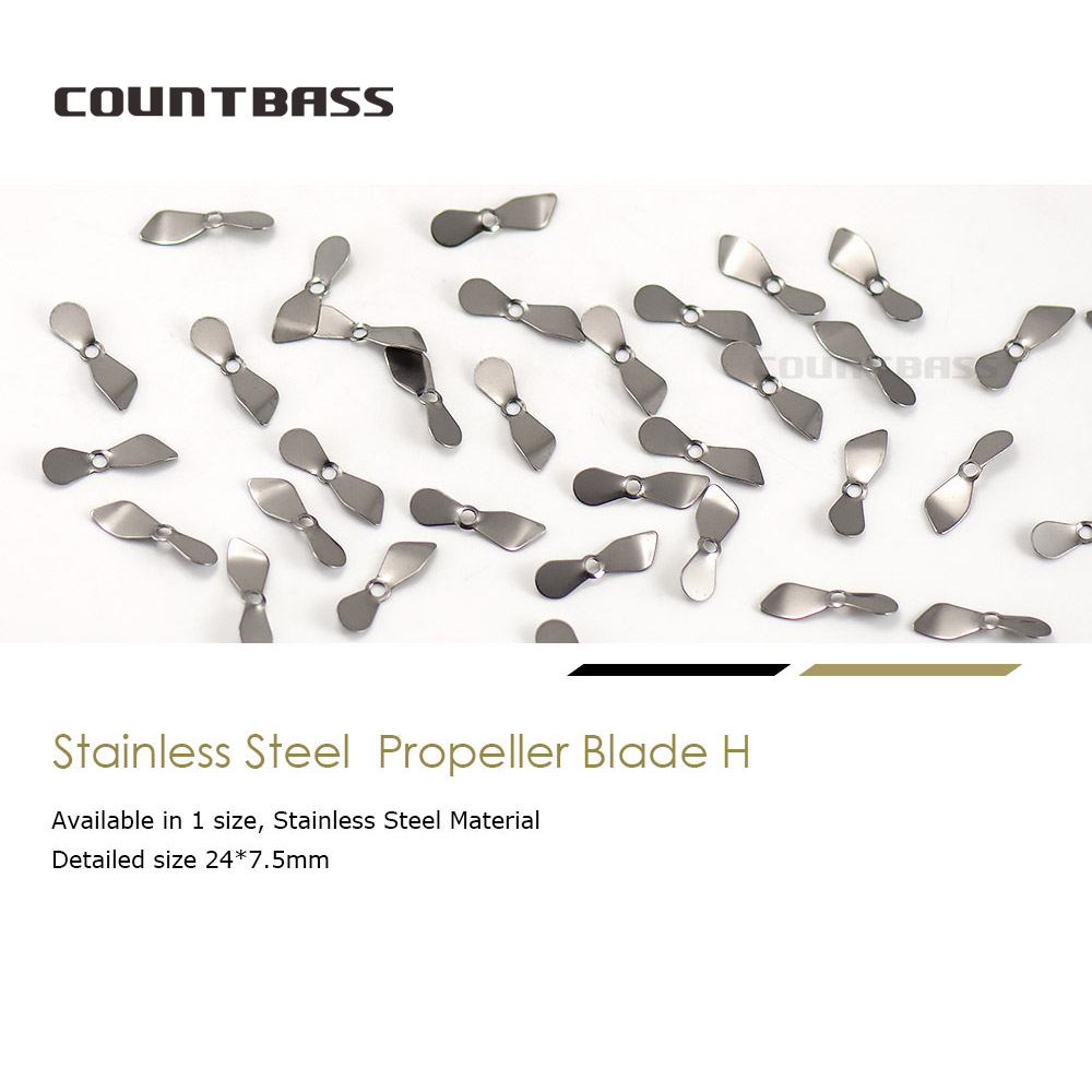 Countbass 50pcs Stainless Stee - Fishing Lure Blade Bait recensione e prezzo