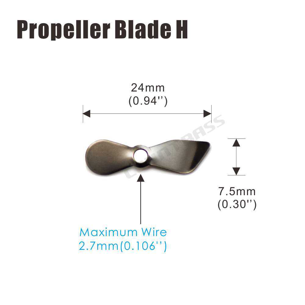 Countbass 50pcs Stainless Stee - Fishing Lure Blade Bait recensione e prezzo